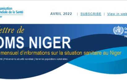 OMS Niger News : Bulletin mensuel d’activités – AVRIL 2022